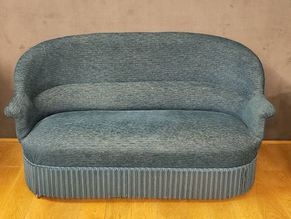 SOFA AND PAIR OF CRAPAUD ARMCHAIRS from the...