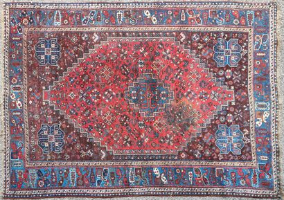 CHIRAZ RUG (warp, weft and wool pile), Southwest...