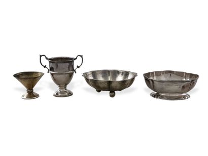 4 Modern Silver Cups 

- 1 Tronconic and...