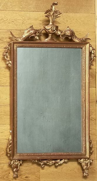 MERCURY MIRROR in a gilded wood frame in...