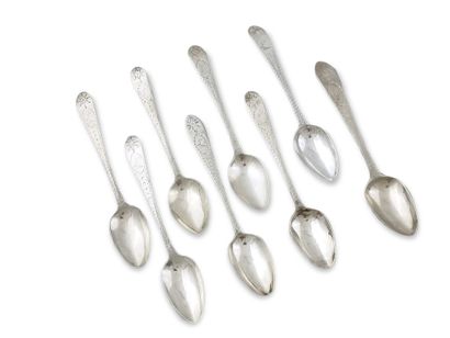 8 spoons with a set of 7, Ireland, Dublin...
