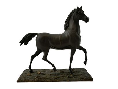 STATUETTE de cheval de la Fin du XIXème Siècle...