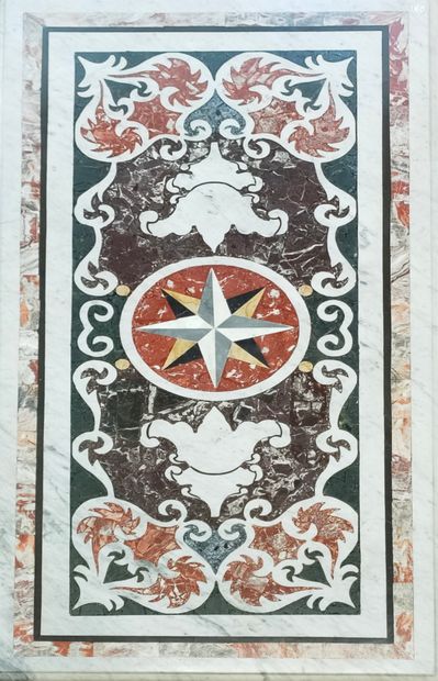 RECTANGULAR TABLE of Renaissance style -...