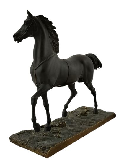 STATUETTE de cheval de la Fin du XIXème Siècle...