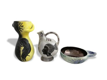 SET OF decorative ceramics of Vallauris including

-...