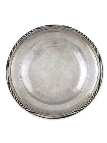 ROUND HOLLOW PLAT from the XIXth Century...