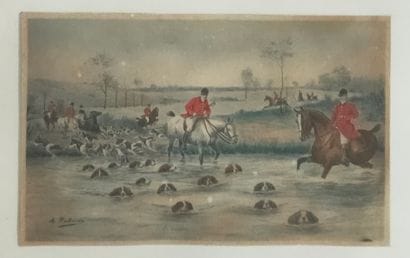 A. PALMER (D'Après)

Scènes de vénerie 

PAIRE...