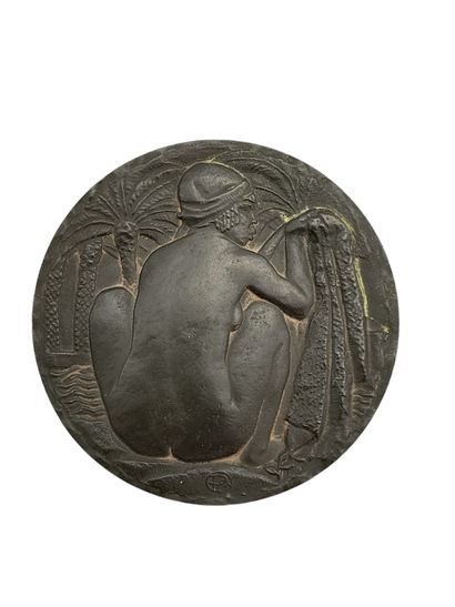 Albert POMMIER (1880-1943) - The Wadi - Circa...