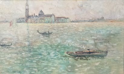 FAUVIER (XXth Century)

View of Venice

OIL...