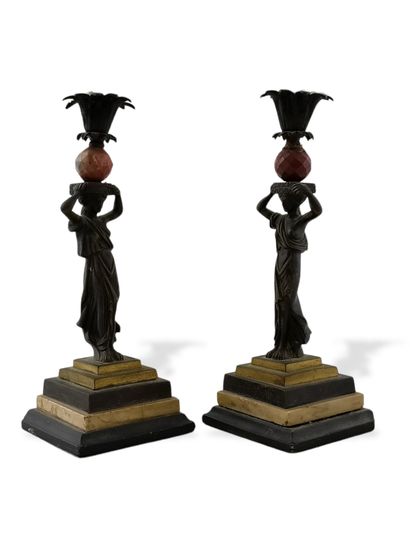 PAIR OF SMALL FLAMPS from the Beginning of...