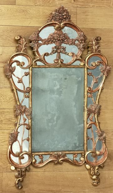 MERCURY MIRROR in a frame with parecloses...
