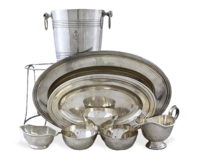 LOT OF SILVER TABLE METAL including silver...