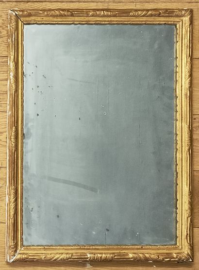 Mercury mirror in an 18th century gilded...