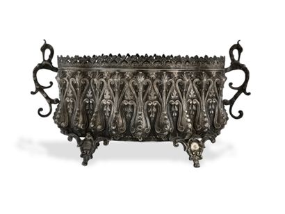JARDINIERE DE TABLE OVALE mouvementée de...