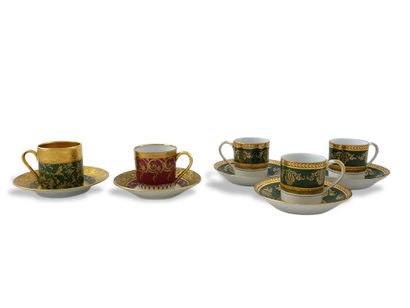 5 MOKA CUP AND LITRON SHAPED Cups including...