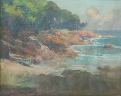 Louis FORTUNEY (1875-1951)

Edge of the Mediterranean

PASTEL...