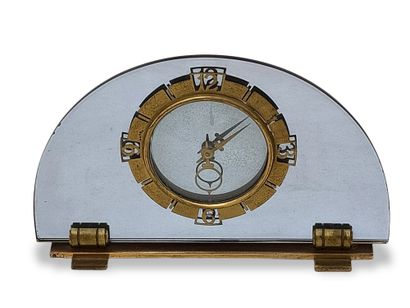 HALF-LUNE OFFICE CLOCK, England Circa 1950...