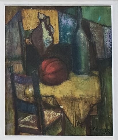 Guy CAMBIER (1923-2008)

Still life 

OIL...