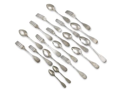 9 FORKS, 8 TABLE SPoons and 2 COFFEE SPoons...