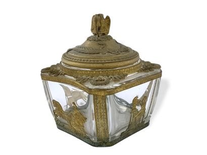 BONBONNIERE A PANS COUPES de Style Empire...