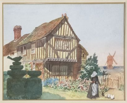 Fred ROE (1864-1947)

House in Holland 

AQUARELLE

Signed...