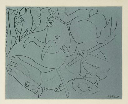 By Pablo Picasso (1881-1973)

A LINOGRAVURE...