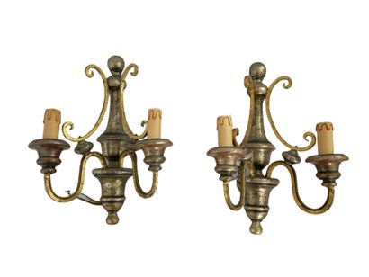 IMPORTANT LUSTRE with two crowns of six lights...