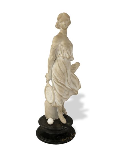 
STATUETTE OF TENNIS PLAYER 




Circa 1910-1920




WHITE...
