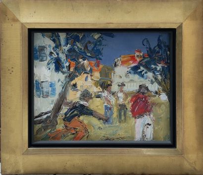 Jean SARDI (Born in 1947)

Game of bowls

OIL...