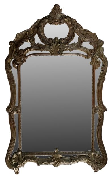 Louis XV style modern carved and gilded wood...