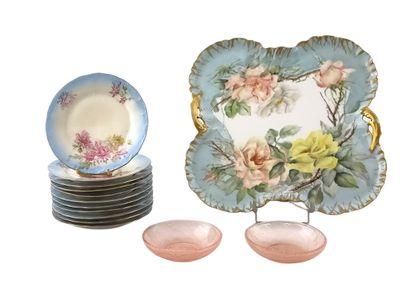 CABARET TRAY with openwork handles Circa...