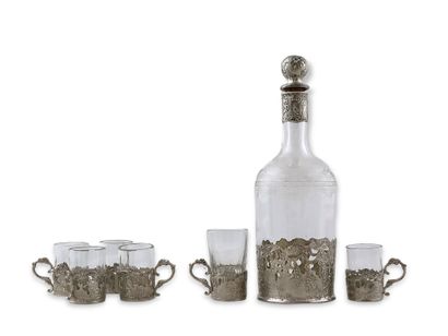 LIQUEUR SET 7 PIECES - German work of Style...