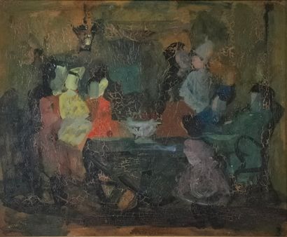 Joseph VERNER (1923-1991)

Interior scene...