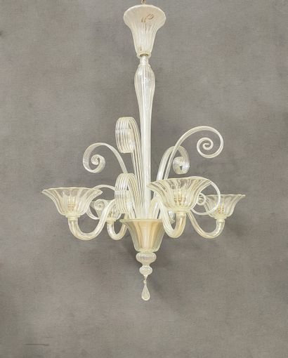 Chandelier with four arms of lights - Venice...