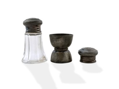 COQUETIER DIABOLO End XIXth Century in silver...
