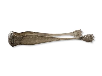 SUGAR PISTOL Circa 1880 in Minerva silver...