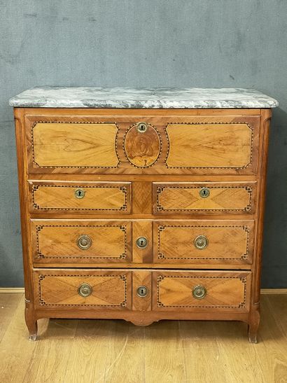 DESKTOP COMMODE - East of France of the XVIIIth...