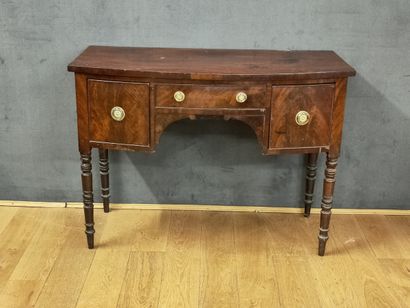 Georgian period mahogany and flame mahogany...
