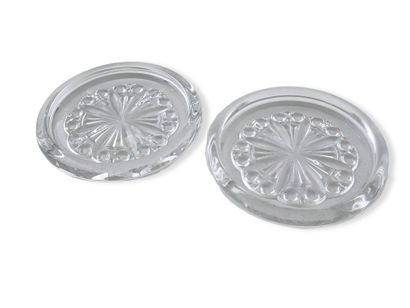 BACCARAT - Pair of 19th century Modern style...