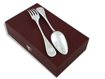 SET OF 6 FORKS AND 5 TABLE SPoons Circa 1860-1880...
