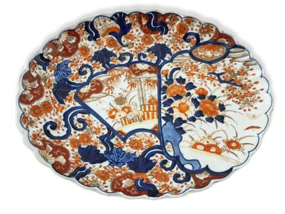 JAPAN MEIJI PERIOD (1868-1912) - Oval dish...