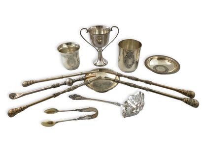 SMALL TABLE SILVER from the Late 19th Century...