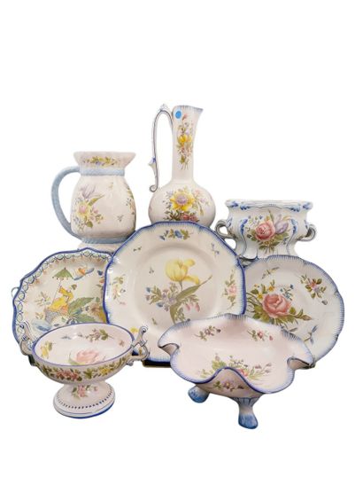CHAROLLES MOLIN - SEVEN PIECES OF TABLE OR...