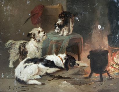 Zacharie NOTERMAN (c.1820-1890)

Dogs and...