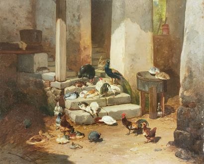 Philibert Léon COUTURIER (1823-1901)

Backyard...
