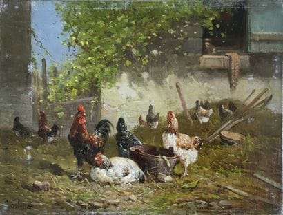 CORTES son (XIXth-XXth Century)

Barnyard...