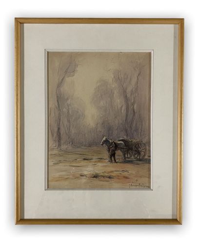 Georges RICARD-CORDINGLEY (1873-1939)

Charrette...