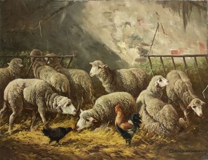 Charles Ferdinand CERAMANO (1829-1909)

Moutons...