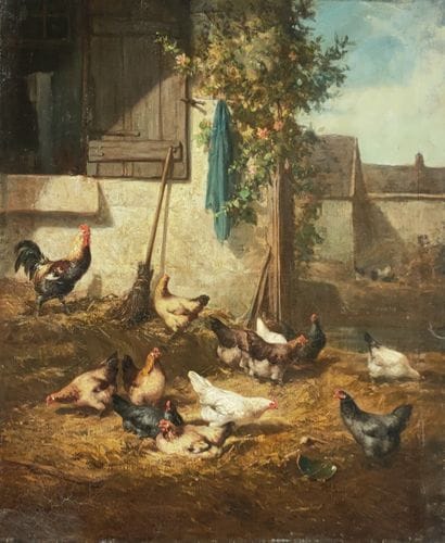 LAFITTE (XIX-XXth Century)

Barnyard and...