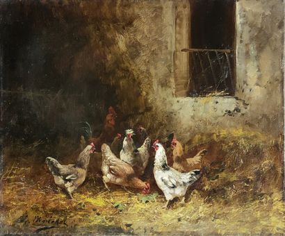 Charles MARECHAL (1865- c.1931)

Barnyard

OIL...